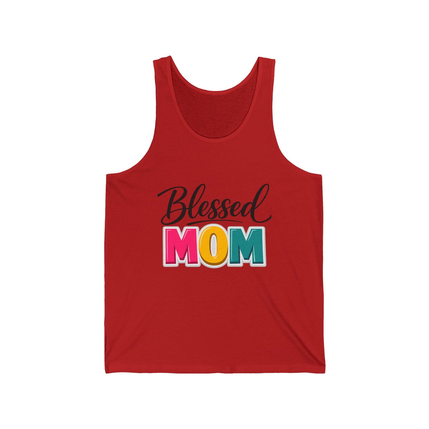 Blessed Mom tank | Mother's Day typography mom life top