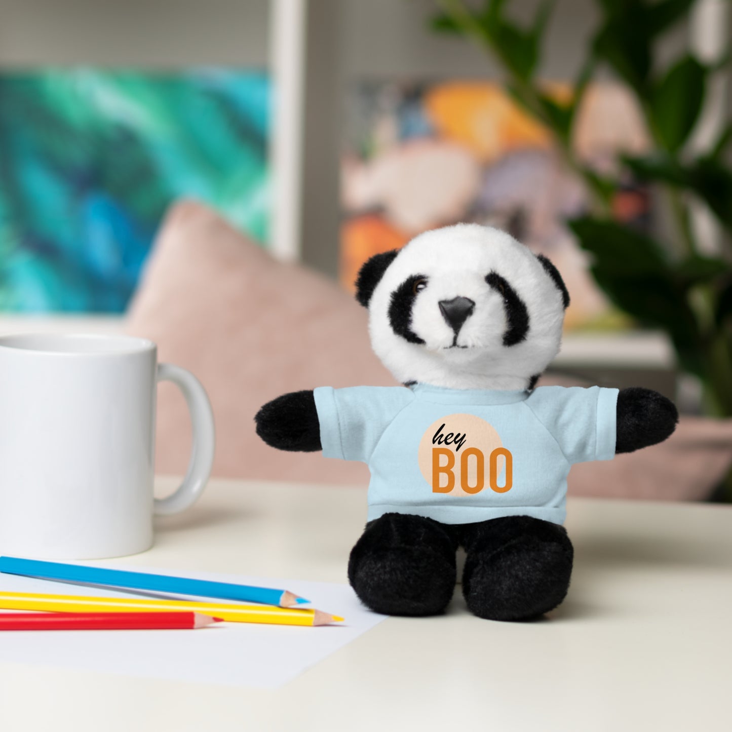 BOO Halloween Stuffed Animals with Tee