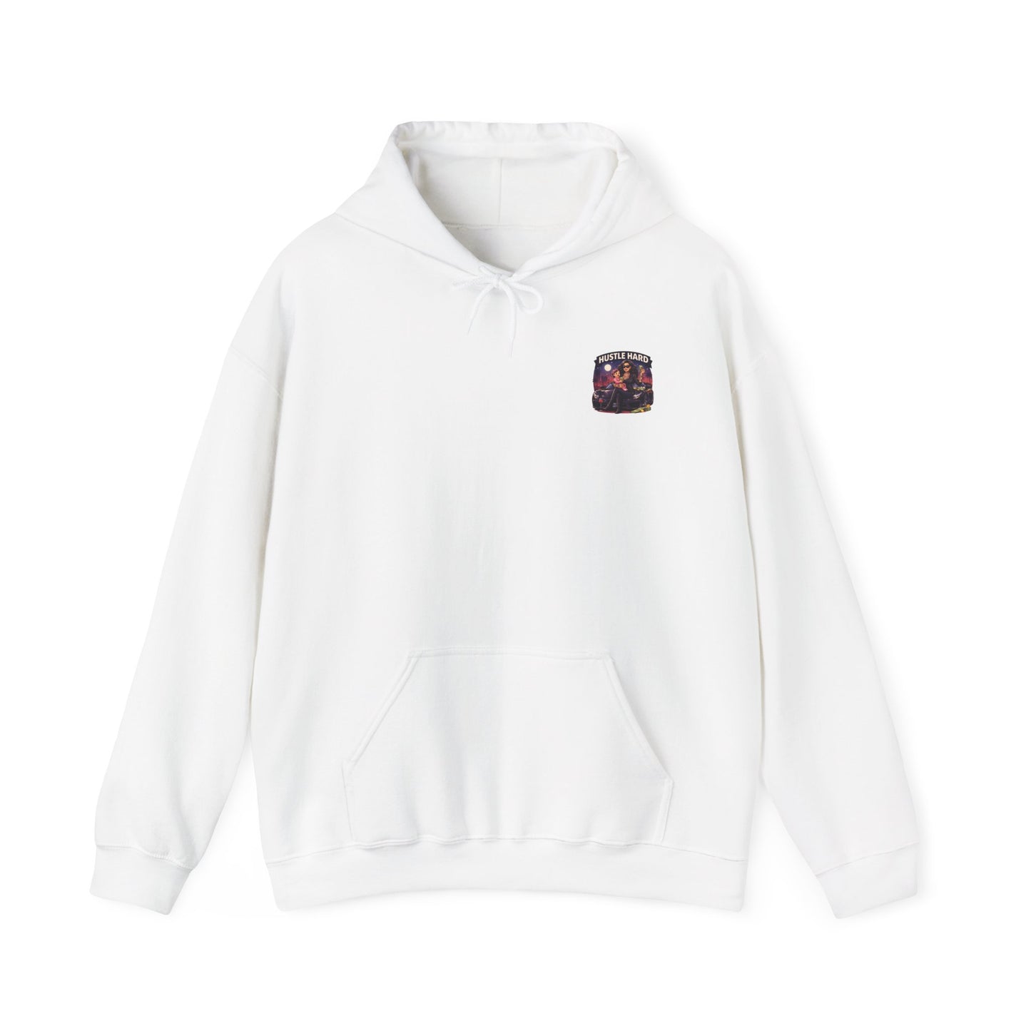 Hustle Hard Hoodie — Motivational Hooded Sweatshirt for Hustler moms