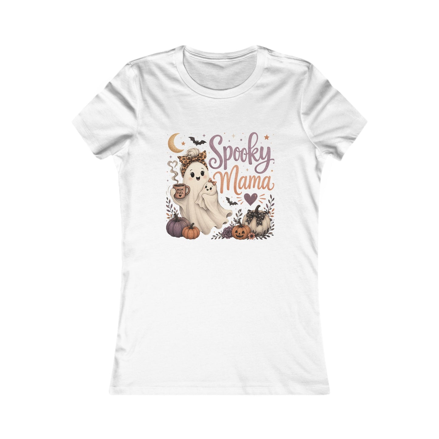 Spooky Mama Tee — Women's Halloween Graphic T-Shirt