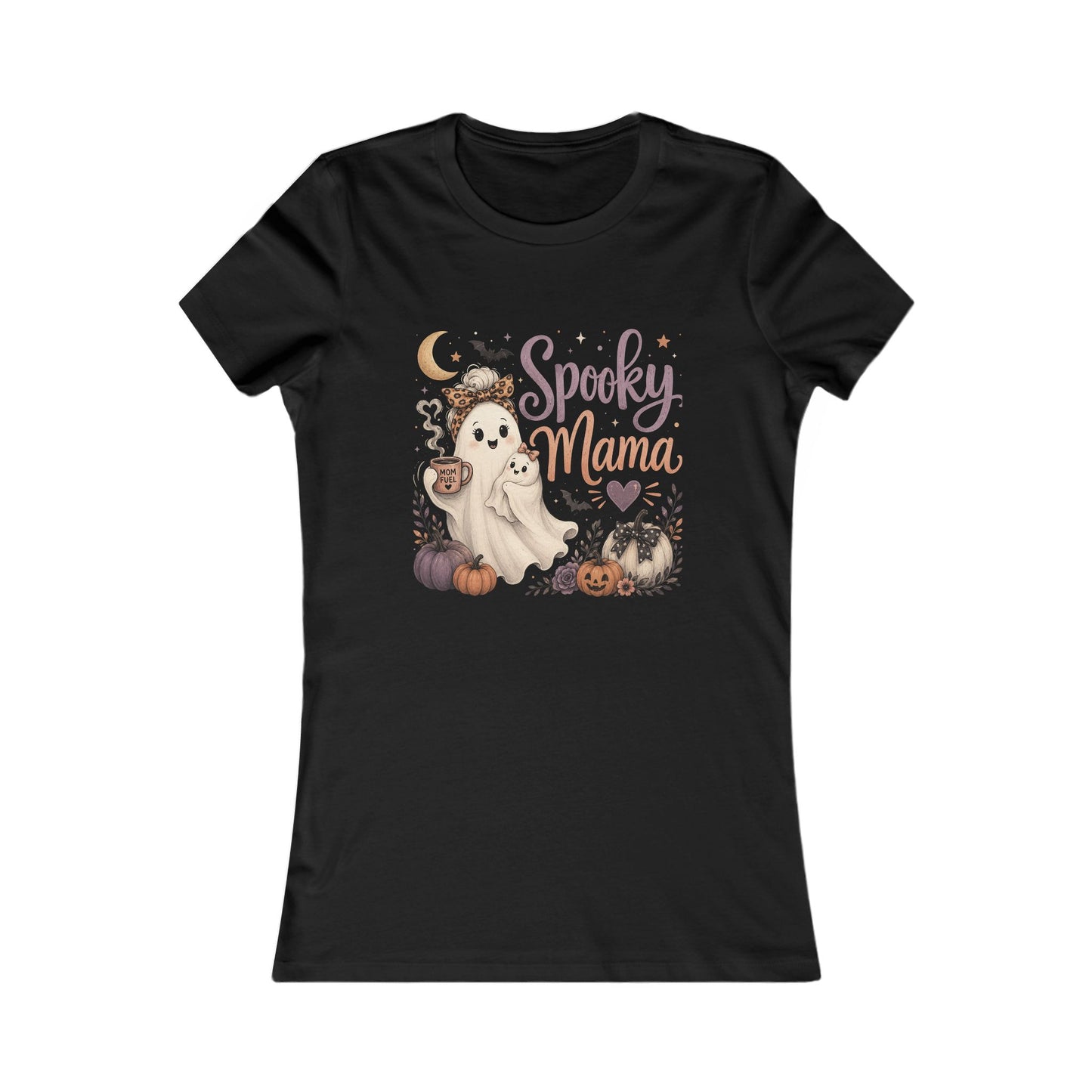 Spooky Mama Tee — Women's Halloween Graphic T-Shirt