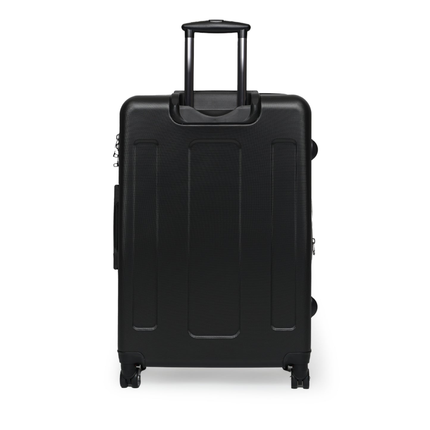 Pink Floral Carry-On Suitcase — Lightweight Rolling Luggage with Stylized Blossoms