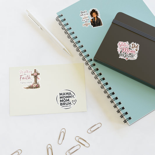 Mom Life Sticker Sheets — Planner & Scrapbook Stickers for Busy Moms