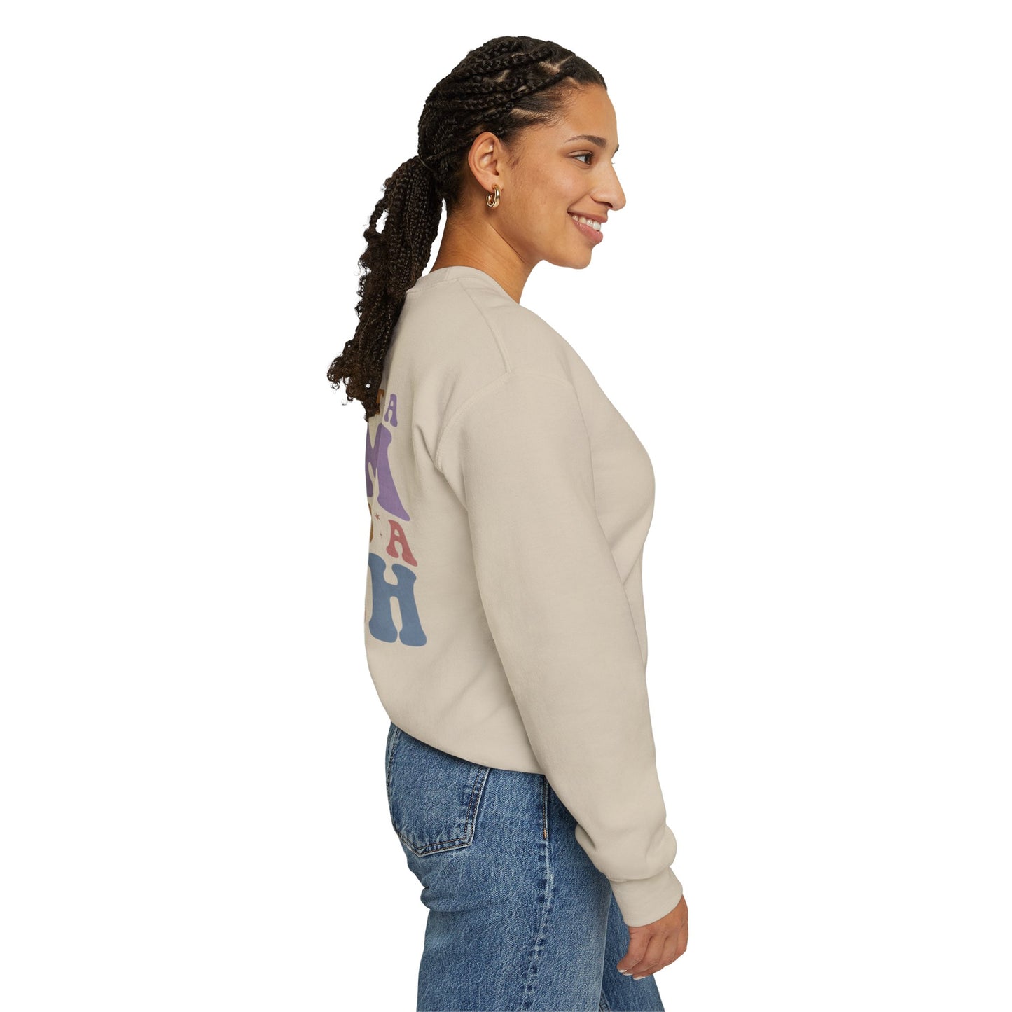 "I'm Not Just a Mom, I'm Also a Bitch" Crewneck Sweatshirt — Sassy Mom Statement Pullover