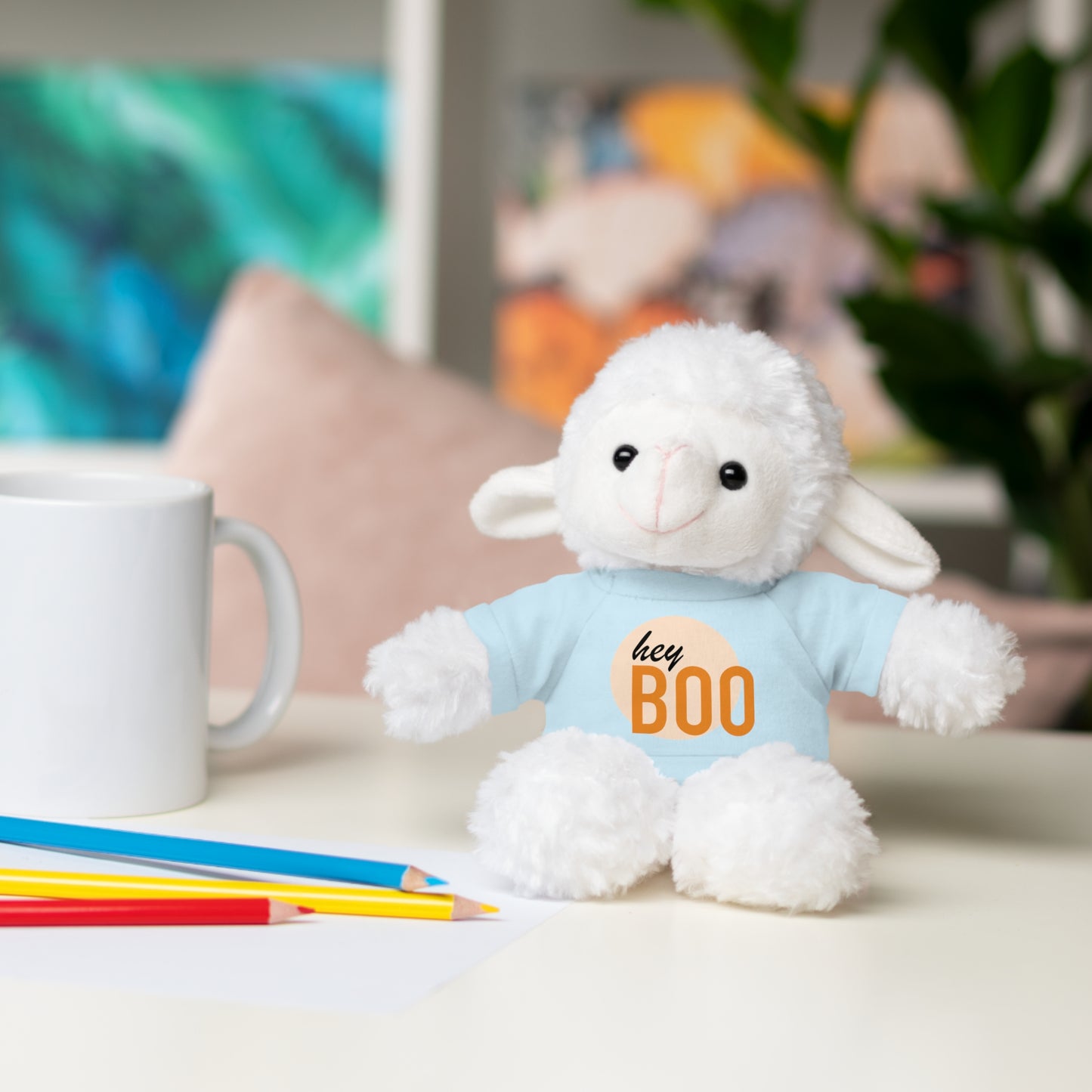 BOO Halloween Stuffed Animals with Tee