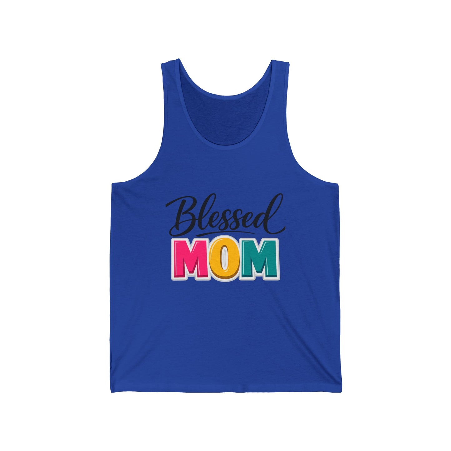 Blessed Mom tank | Mother's Day typography mom life top