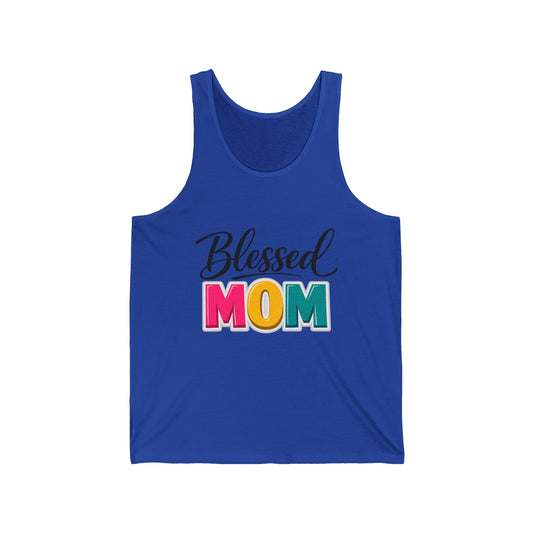 Blessed Mom tank | Mother's Day typography mom life top