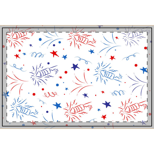 Fireworks Celebration Large Serving Tray | Sparkler Party Decor