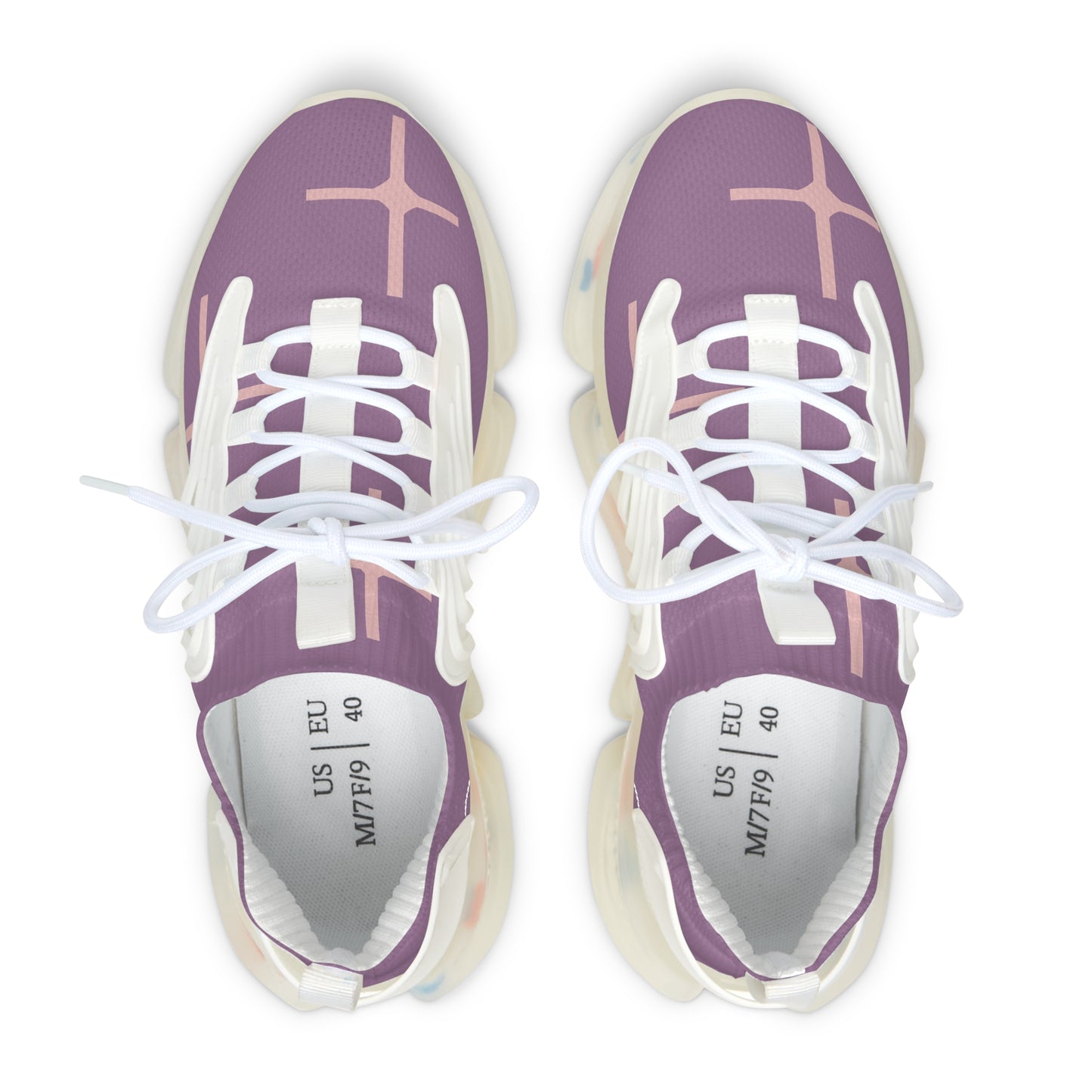 Purple Mesh Women’s Sneakers — Lightweight Athletic Shoes