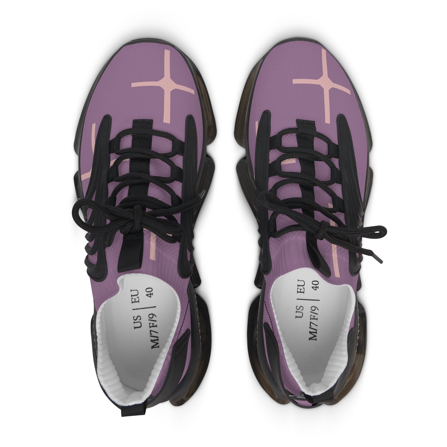 Purple Mesh Women’s Sneakers — Lightweight Athletic Shoes