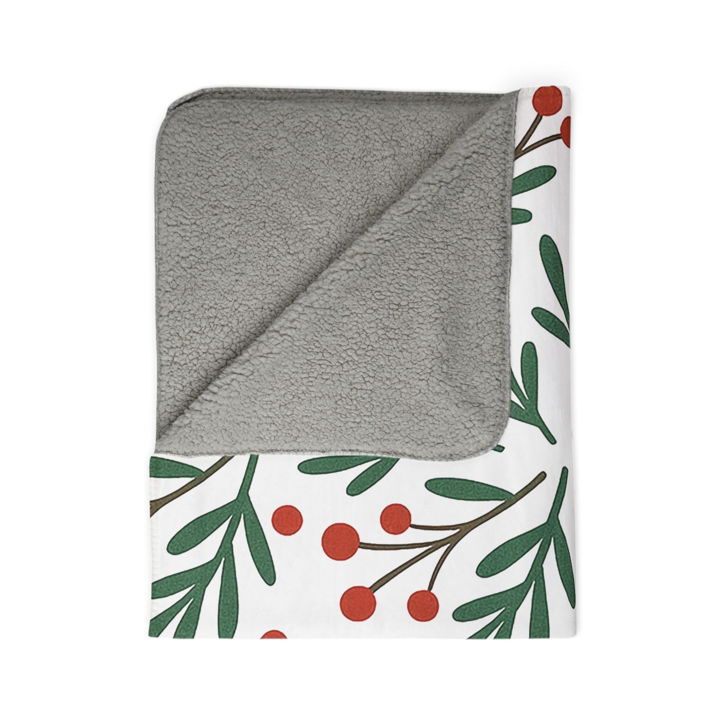 Christmas inspired Fleece Sherpa Blanket
