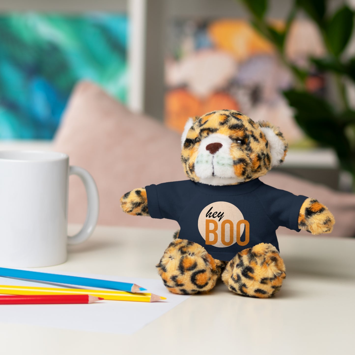 BOO Halloween Stuffed Animals with Tee