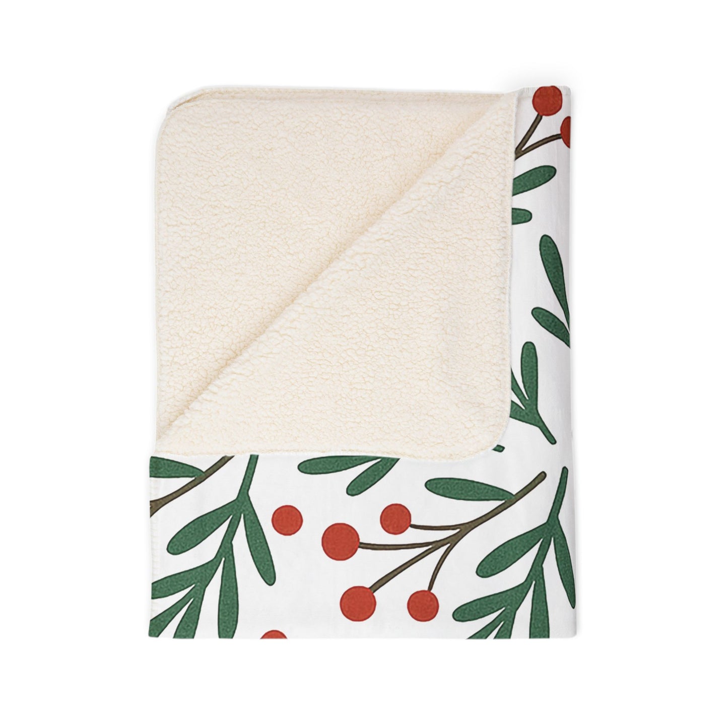 Christmas inspired Fleece Sherpa Blanket