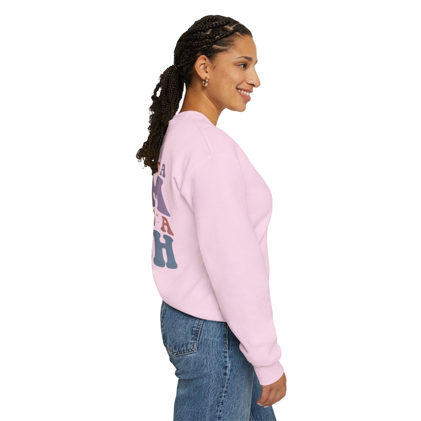 "I'm Not Just a Mom, I'm Also a Bitch" Crewneck Sweatshirt — Sassy Mom Statement Pullover