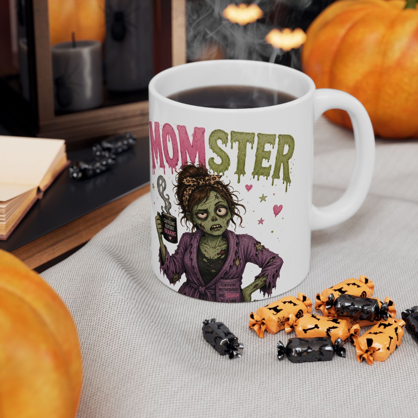 Momster Ceramic Mug — Funny Mother's Day Coffee Cup (11oz & 15oz)