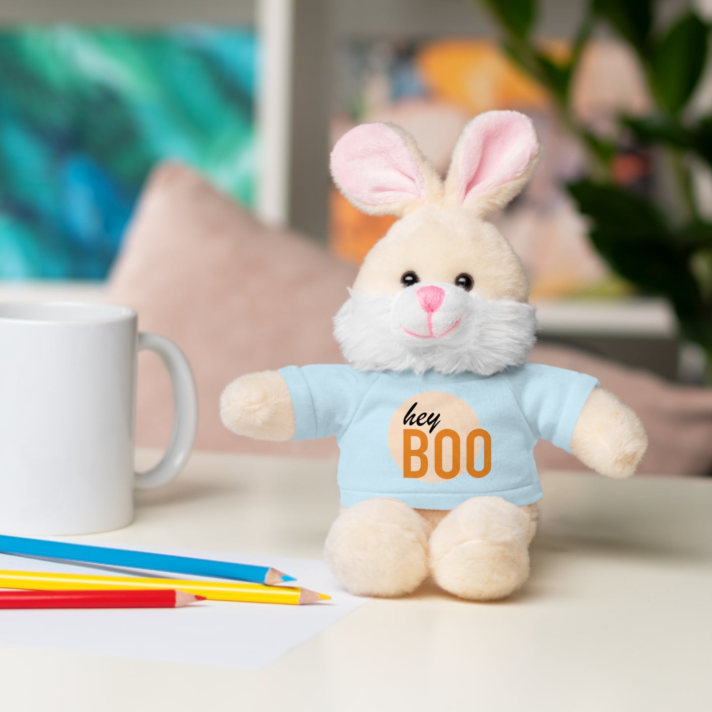 BOO Halloween Stuffed Animals with Tee