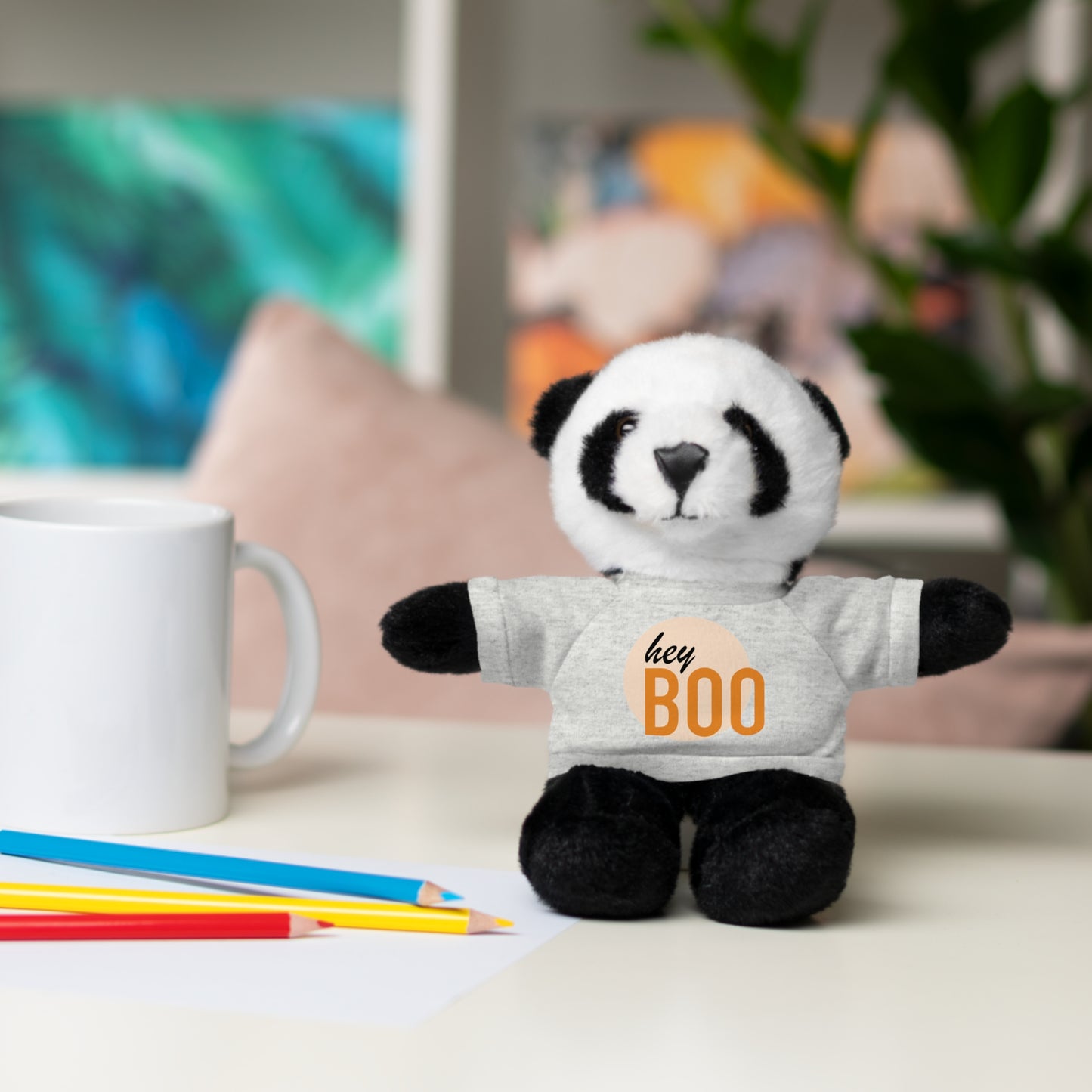 BOO Halloween Stuffed Animals with Tee