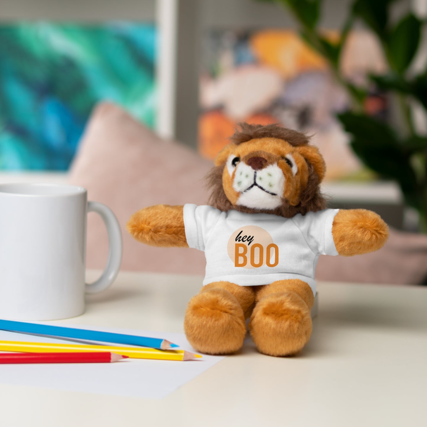 BOO Halloween Stuffed Animals with Tee