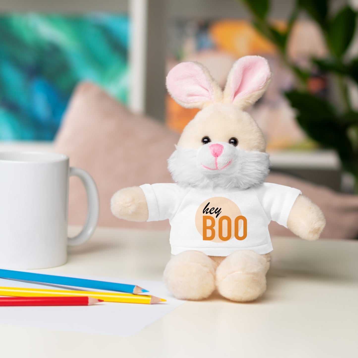 BOO Halloween Stuffed Animals with Tee