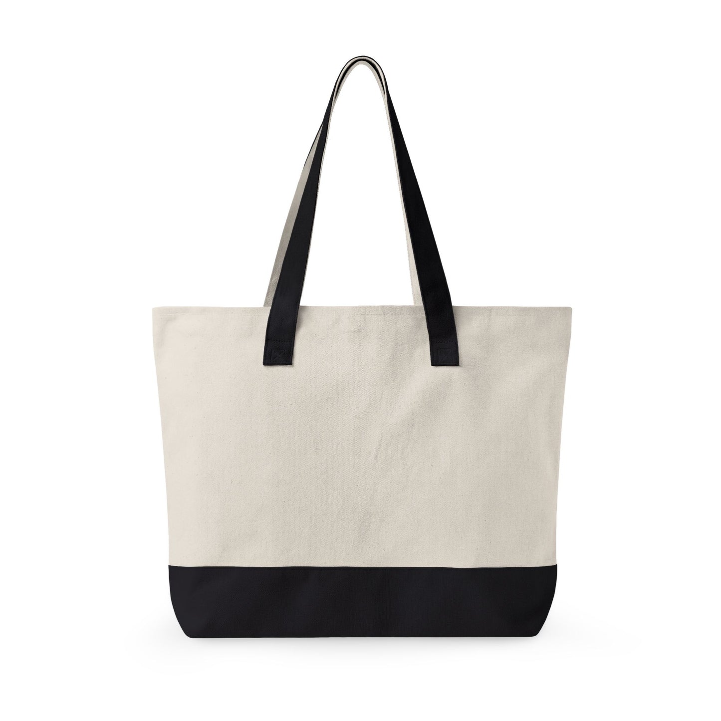 Progress Over Perfection Zippered Canvas Tote