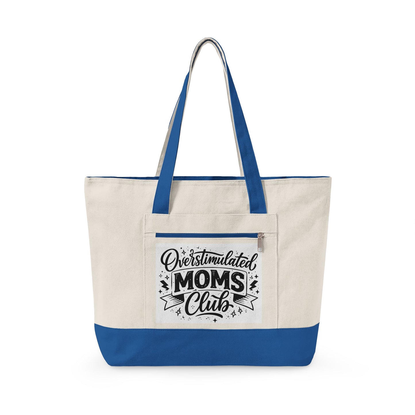 Overstimulated Moms Club Canvas Tote Bag