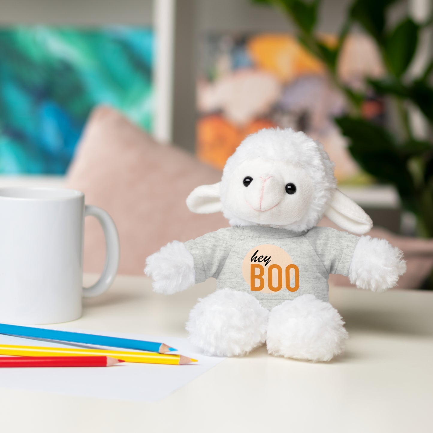 BOO Halloween Stuffed Animals with Tee