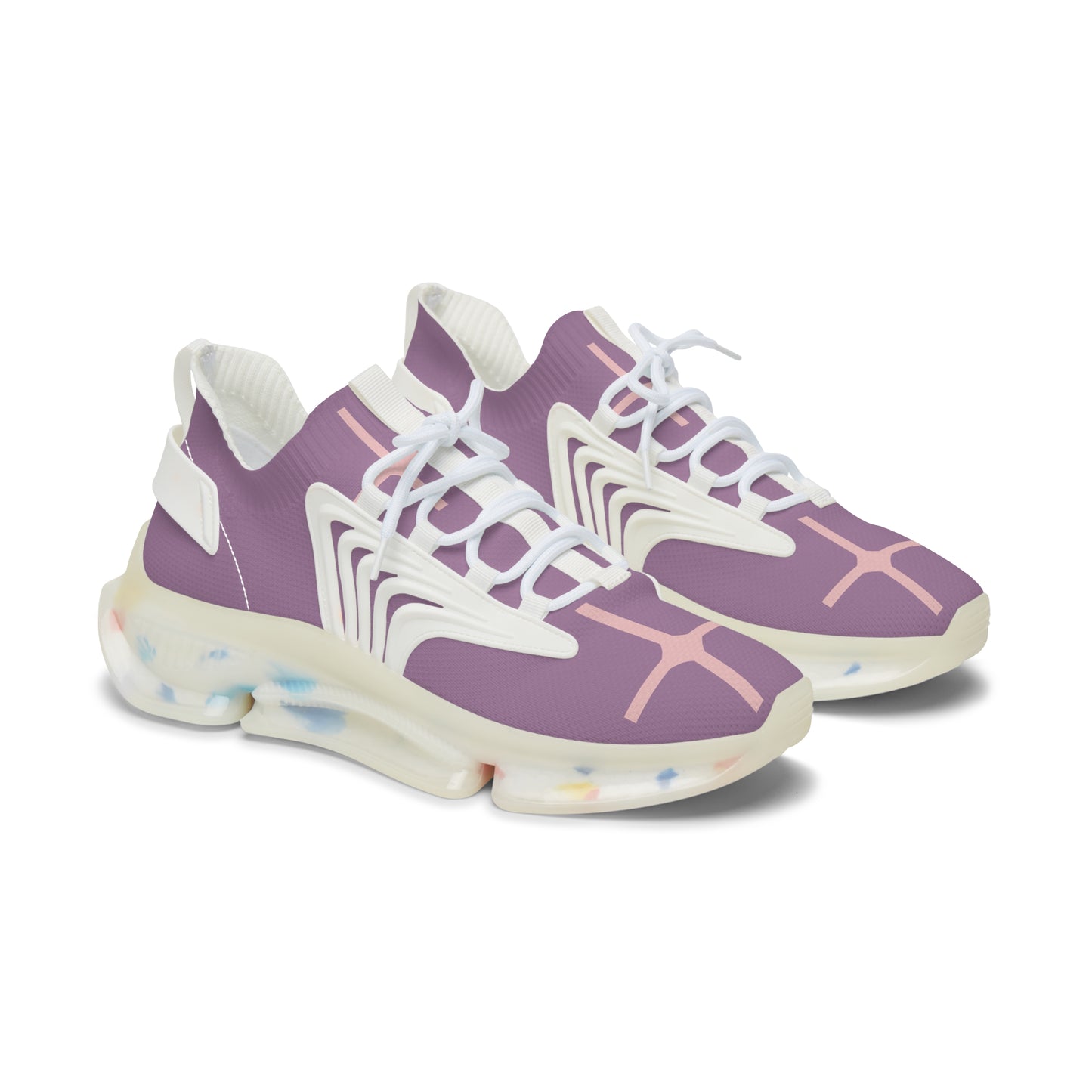 Purple Mesh Women’s Sneakers — Lightweight Athletic Shoes