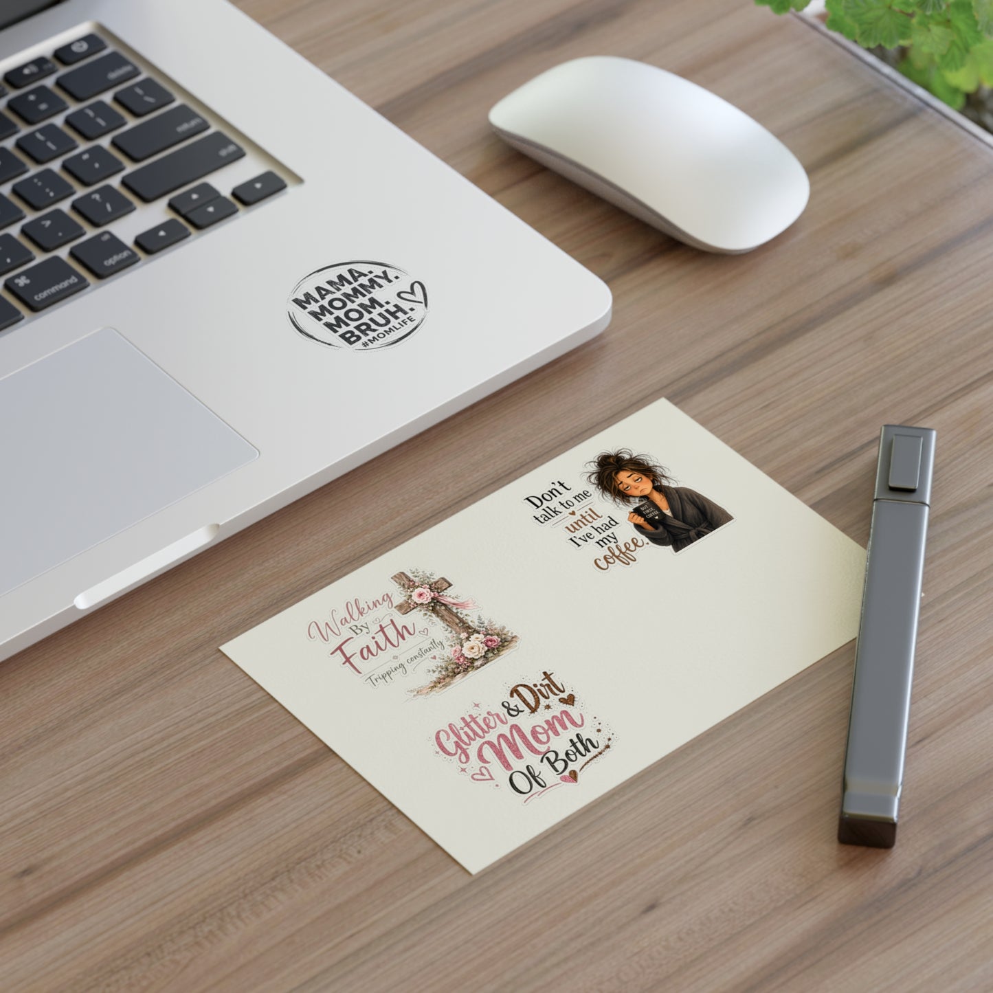 Mom Life Sticker Sheets — Planner & Scrapbook Stickers for Busy Moms