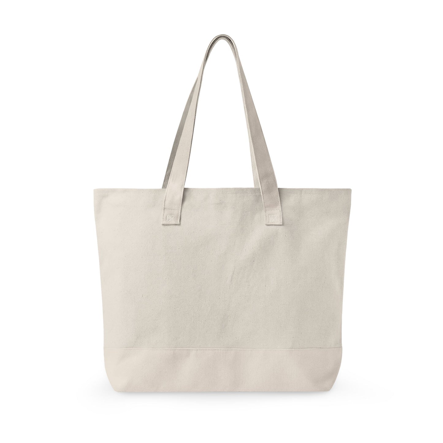 Progress Over Perfection Zippered Canvas Tote