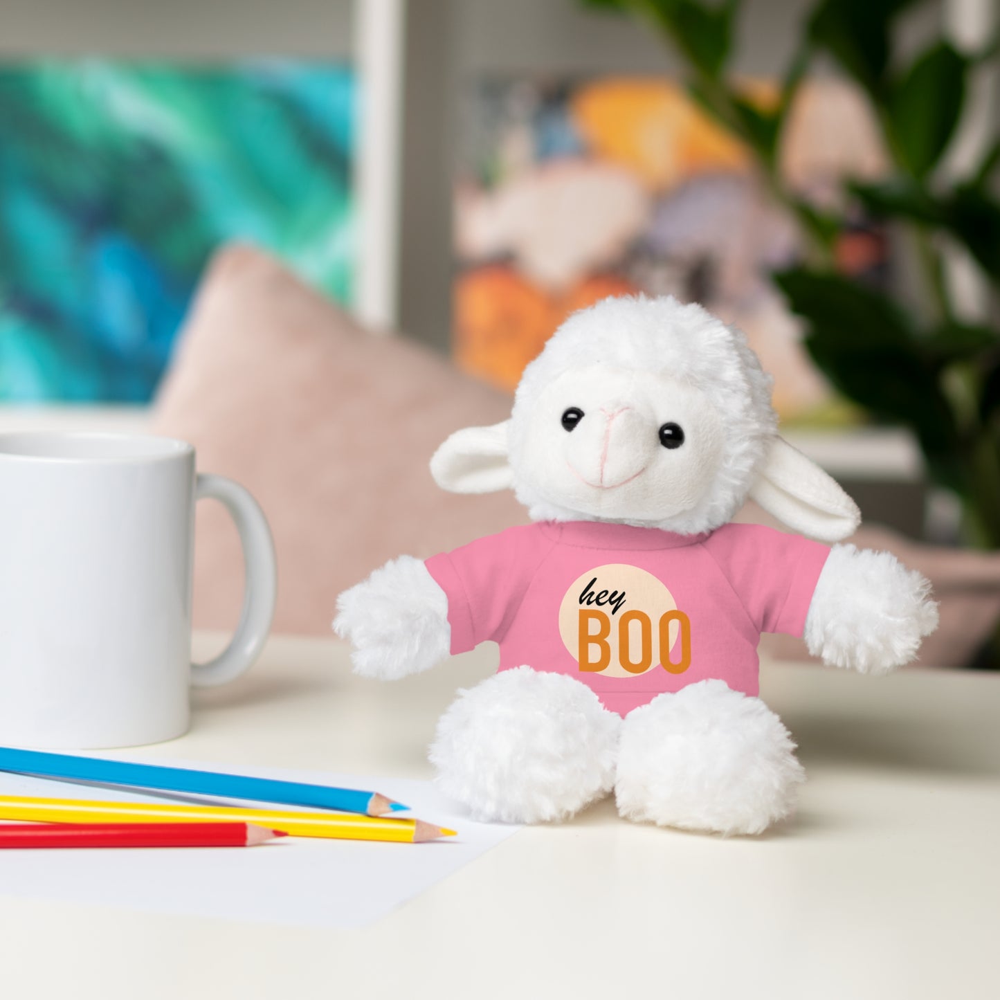 BOO Halloween Stuffed Animals with Tee