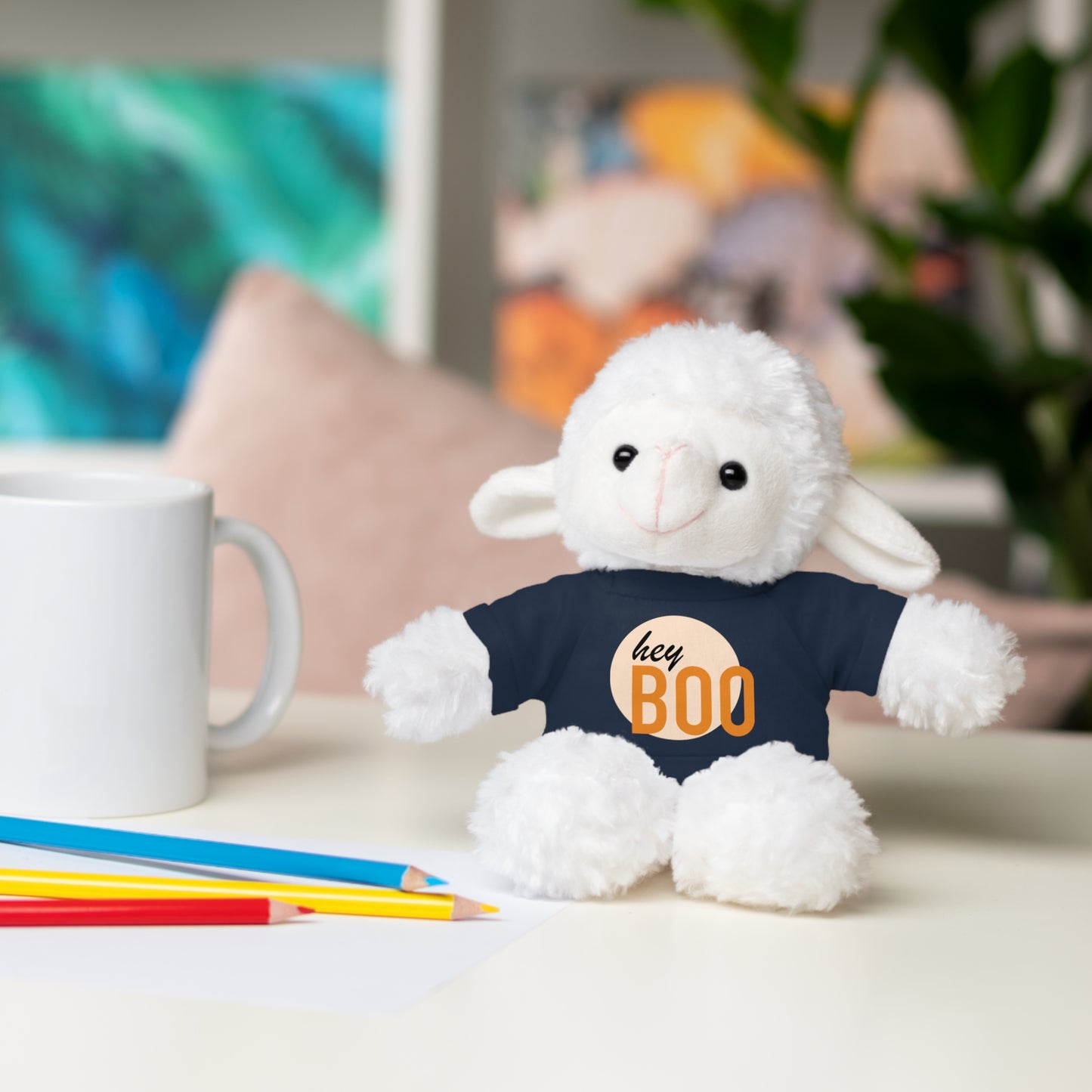 BOO Halloween Stuffed Animals with Tee