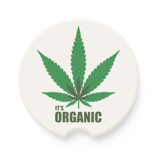 Its organic Soapstone Car Coaster