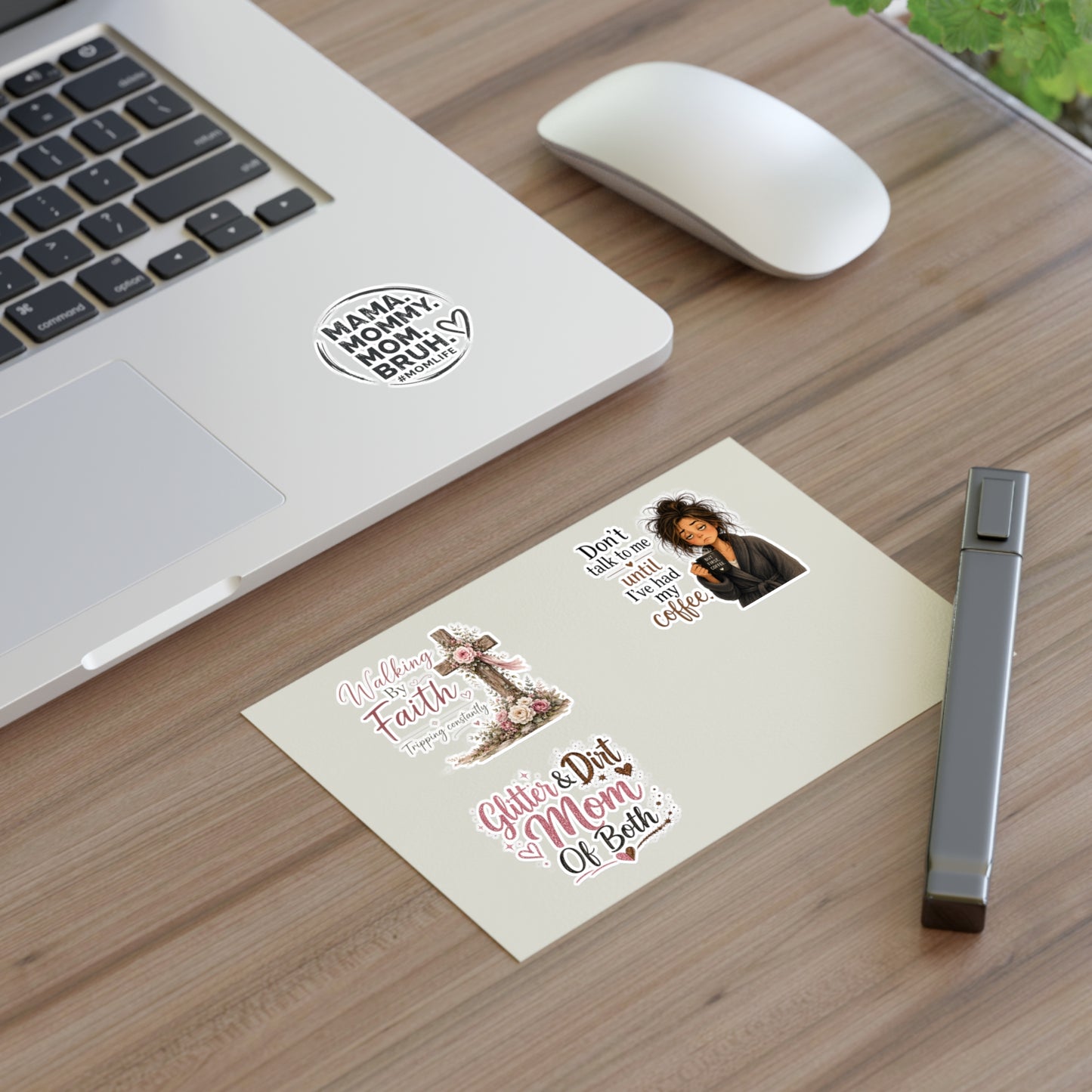 Mom Life Sticker Sheets — Planner & Scrapbook Stickers for Busy Moms