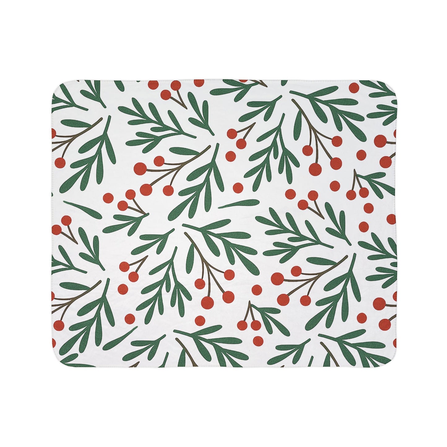 Christmas inspired Fleece Sherpa Blanket