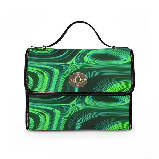 Green Electric Waterproof Canvas Bag