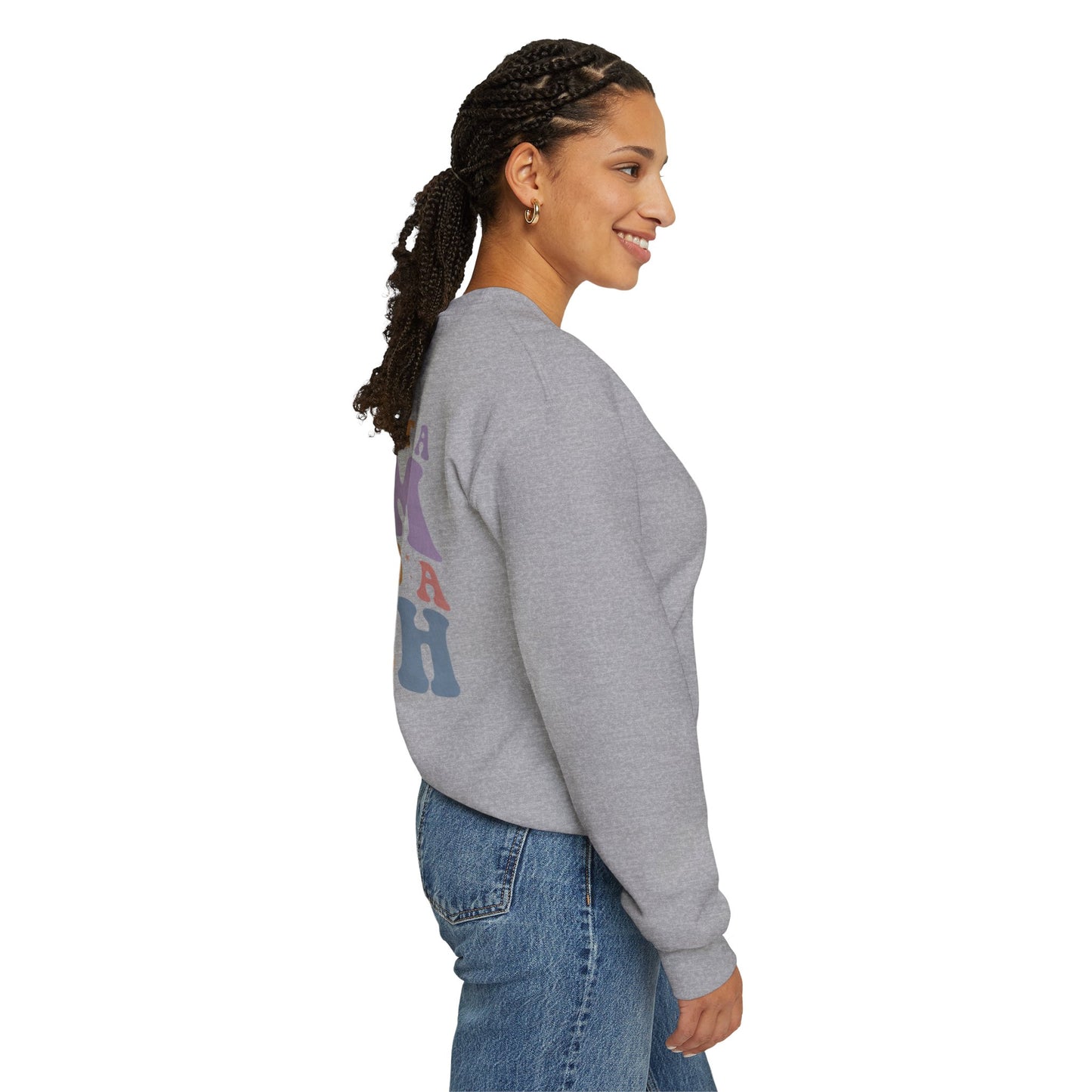 "I'm Not Just a Mom, I'm Also a Bitch" Crewneck Sweatshirt — Sassy Mom Statement Pullover