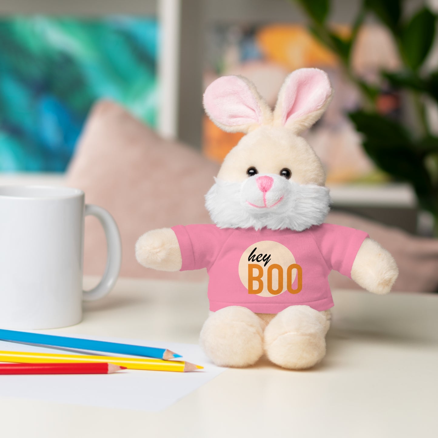 BOO Halloween Stuffed Animals with Tee