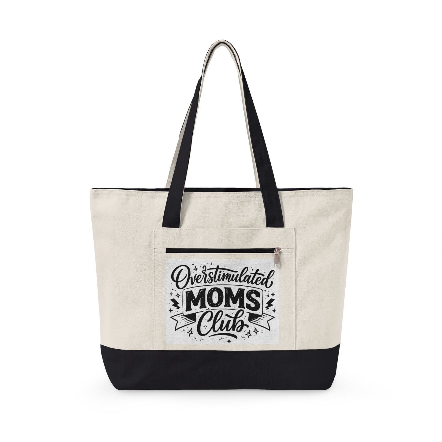 Overstimulated Moms Club Canvas Tote Bag