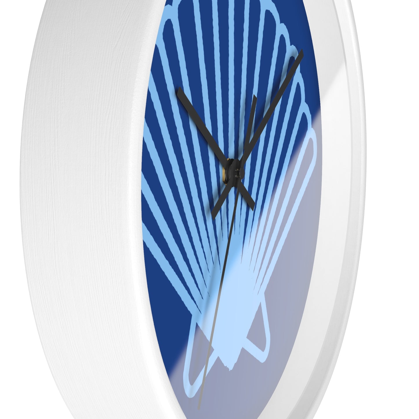 Shell Wall Clock — Coastal Seashell Decorative Wall Clock