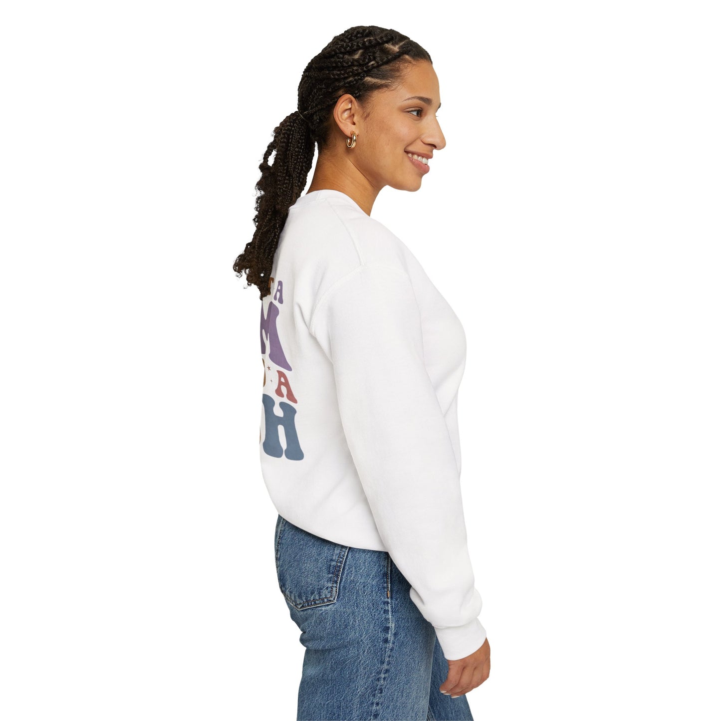 "I'm Not Just a Mom, I'm Also a Bitch" Crewneck Sweatshirt — Sassy Mom Statement Pullover