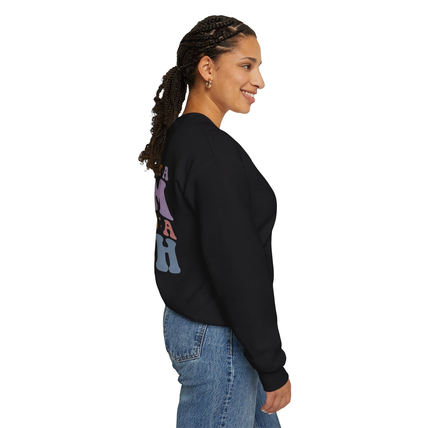 "I'm Not Just a Mom, I'm Also a Bitch" Crewneck Sweatshirt — Sassy Mom Statement Pullover
